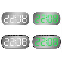 עם תצוגת מראה מעוקלת שעון מעורר דיגיטלי חשמלי USB DS-6637